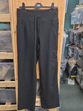 32 Degrees Size S Black High Rise Active Flare Yoga Pant